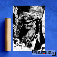 Batman black and white