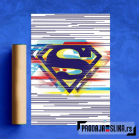 Outlined Superman Outlined Superman