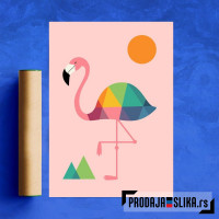 Flamingo boje duge