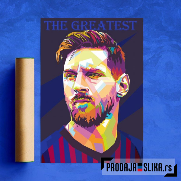 Lionel Messi Pop Art I