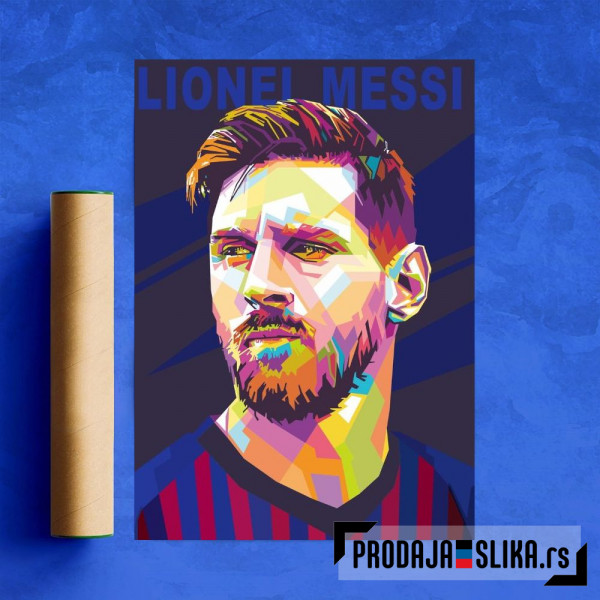Lionel Messi Pop Art II