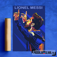 Lionel Messi Pop Art VI