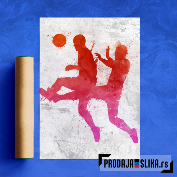 Soccer player painted 5