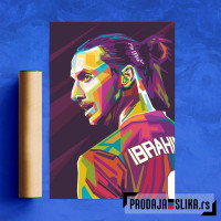 Zlatan Ibrahimovic Pop Art