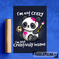 Creative insane Panda
