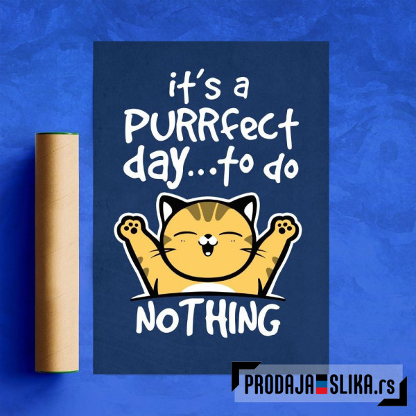 It's a purrfect day to do nothing It's a purrfect day to do nothing