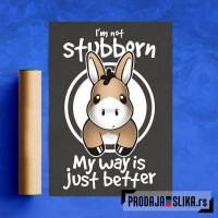 Not stubborn mule Not stubborn mule