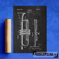 1922 Solo Trumpet - Patent Drawing