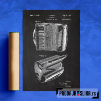 1938 Accordion - Patent Drawing