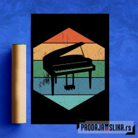 Piano Retro Design