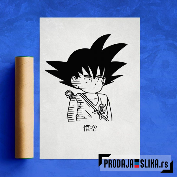 Goku black and white