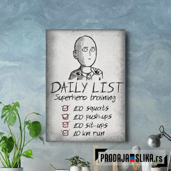 Daily list superhero