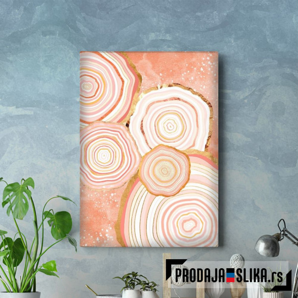 Coral Agate Abstract Coral Agate Abstract