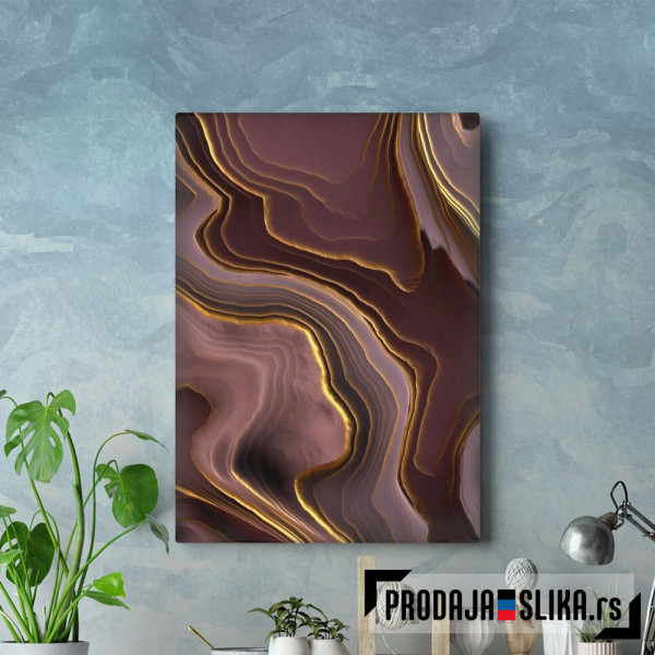 Mauve Agate Abstract Mauve Agate Abstract