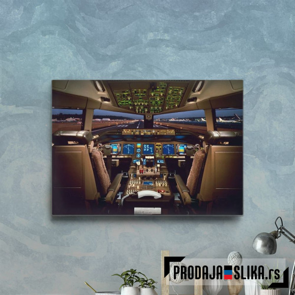 Boeing 777 Pilot Cabin