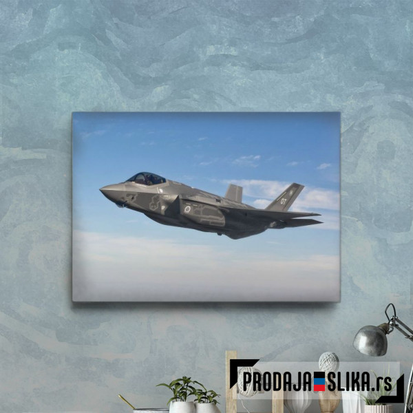 F 35 Military Jet Fighter Flying F 35 Military Jet Fighter Flying