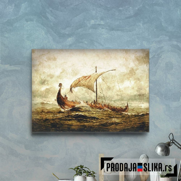 Ancient Rough Viking Ship