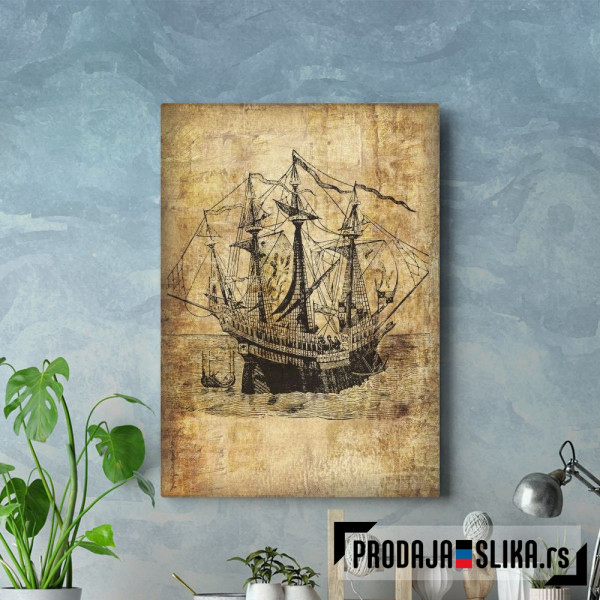  Vintage Sailboats Ships 