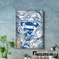 Sculptured Superman amblem