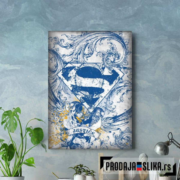 Sculptured Superman amblem