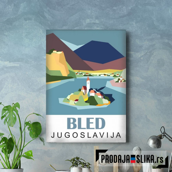 Bled lake Yugoslavia