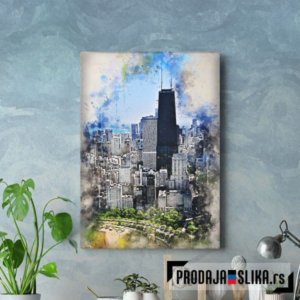 Chicago in Watercolor