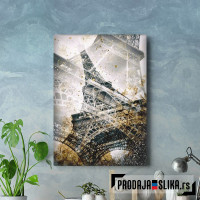Eiffel Tower Vintage gold