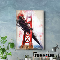 Golden Gate in Watercolor