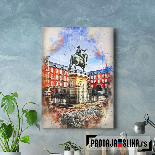 Madrid in Watercolor
