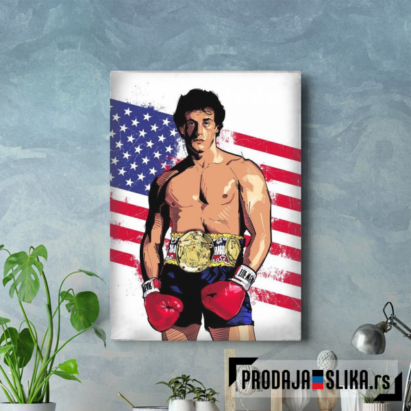 Rocky Balboa minimalistic