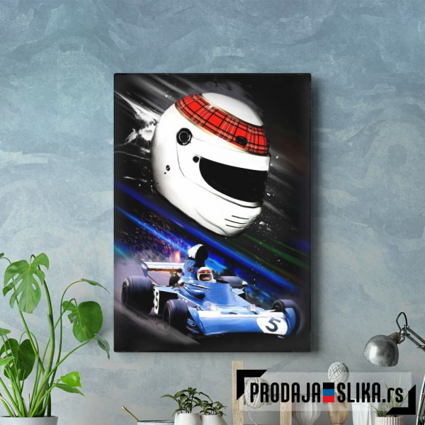Jackie Stewart F1 Painting