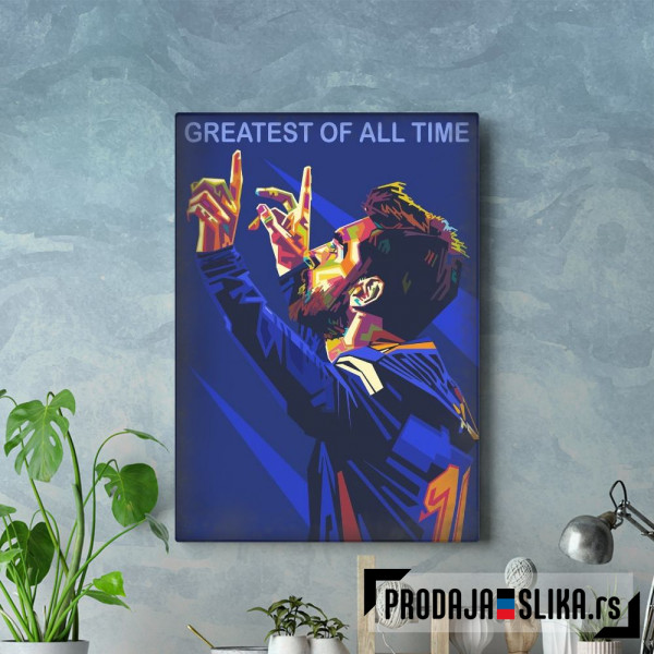 Lionel Messi Pop Art IV