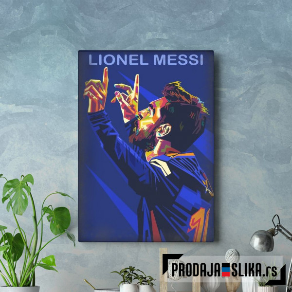 Lionel Messi Pop Art VI