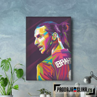 Zlatan Ibrahimovic Pop Art