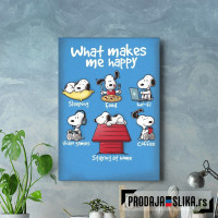 What makes me happy Snoopy