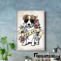 jack russell terrier bad dog tattoo