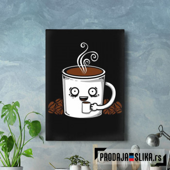 Coffee Mug Drinking Coffee