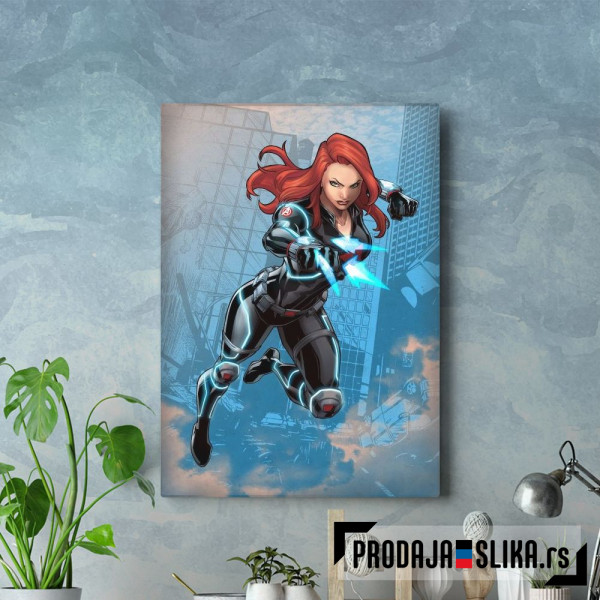 Black Widow cartoon Black Widow cartoon