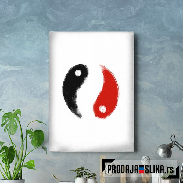 Minimalism Koi Yin Yang