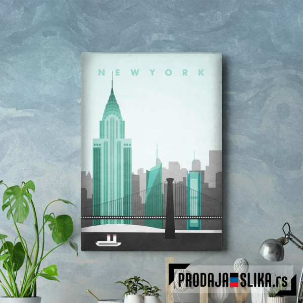 New York Travel Poster New York Travel Poster