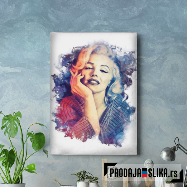 Marilyn Monroe in smoke