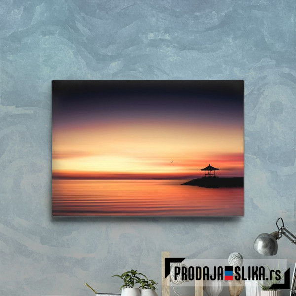 Abstraction Of A Temple On