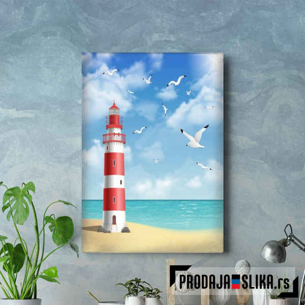Lighthouse On The Beach