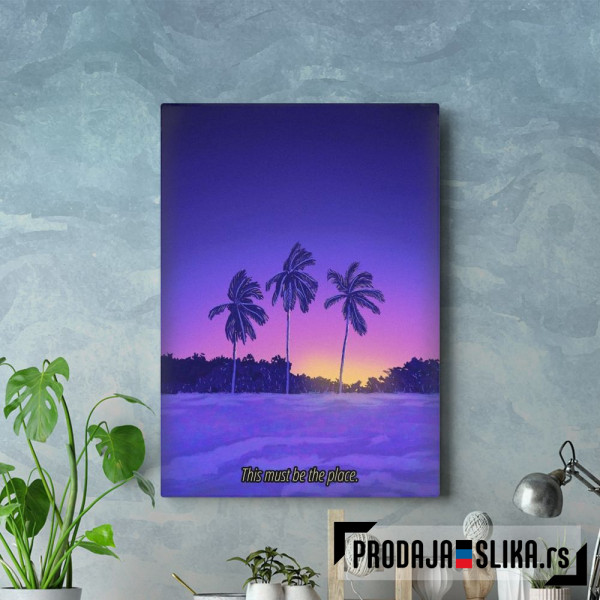 Palm Beach Purple Sunset