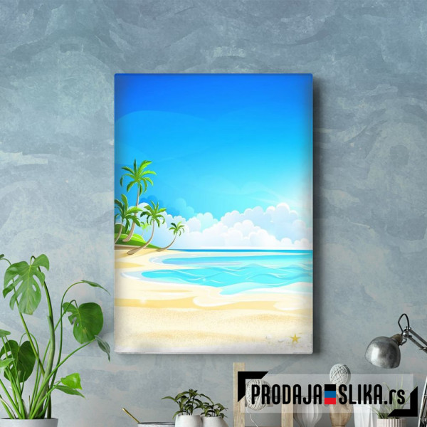 Paradise Beach With Palm