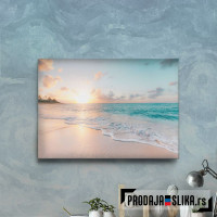 Sandy Beach At The Ocean