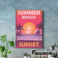Summer Palm Beach Sunset