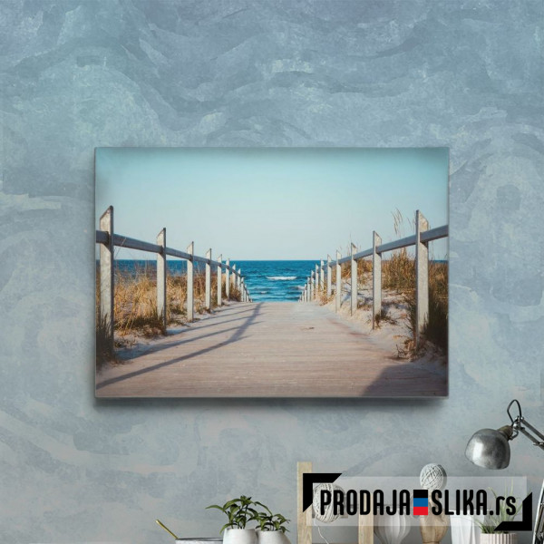 Wooden Path To The Beach