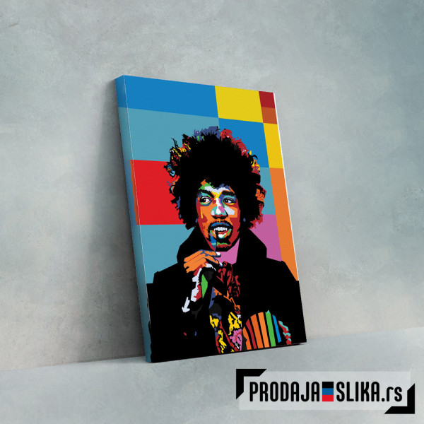 Jimi Hendrix pop art