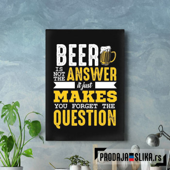 Funny Beer Poster